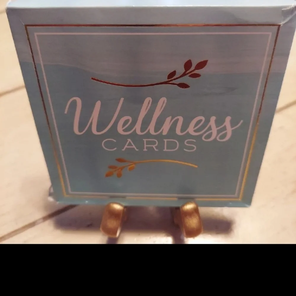 INSPIRATIONAL WELLNESS CARDS WITH GOLD FRAME By Zoe Brennan BNWT SO